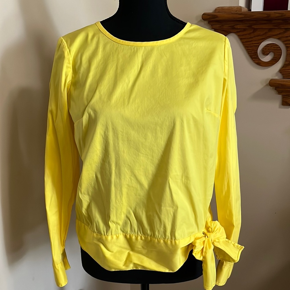 Talbots yellow top